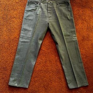 Faded Black Mens Levi’s 501 Jeans Pants 42x32